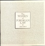 The Women of Fordham Law by Cynthia Worham