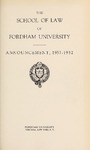 Bulletin of Information 1931-1932