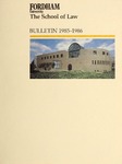 Bulletin of Information 1985-1986
