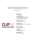 Privacy and Cloud Computing in Public Schools by Joel Reidenberg, N. Cameron Russell, Jordan Kovnot, Thomas B. Norton, Ryan Cloutier, and Daniela Alvarado