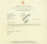 Letter from Bart D. Daly to a Fordham Law Librarian by Bart D. Daly
