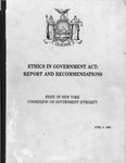 Ethics in Government Act: Report and Recommendations