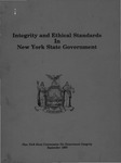 Integrity and Ethical Standards in New York State Government by New York State Commission on Government Integrity