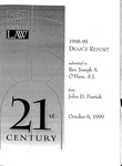 1998-1999 Dean's Report by John D. Feerick