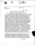 Memorandum to Attorney General Edwin Meese Regarding Presidential Succession Under 3 U.S.C. § 19 by Ralph W. Tarr and United States Department of Justice. Office of Legal Counsel.