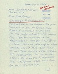 Letter from a Panamanian Supporter to Geraldine Ferraro by Geraldine Ferraro