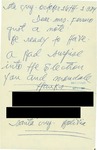 Letter from a Bolivian Supporter to Geraldine Ferraro