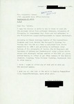 Letter from a Danish Supporter to Geraldine Ferraro