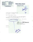 Letter from Senator Dennis DeConcini (D-AZ) to Geraldine Ferraro