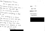Letter from a New Jersey supporter to Geraldine Ferraro. Includes data entry sheet.