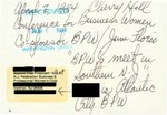 Letter from a New Jersey Supporter to Geraldine Ferraro by Geraldine Ferraro and N.J. Federation Business & Professional Women's Club