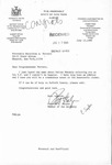 Letter from Patrick G. Halpin, New York State Assembly Member, to Geraldine Ferraro