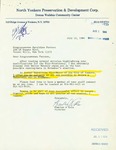 Letter from Charles Cola, former Yonkers City Councilman, to Geraldine Ferraro