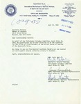 Letter from Local Union No. 3 of the International Brotherhood of Electrical Workers to Geraldine Ferraro