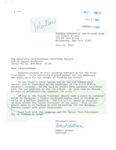 Letter from Robert Altman, Chair of the Fordham Democratic Law Students' Association, to Geraldine Ferraro by Robert Altman and Geraldine Ferraro