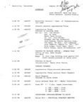 Campaign Schedule, Nashville, Tennessee, August 29-30, 1984